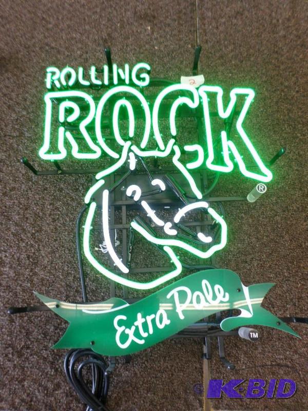 Rolling Rock Extra Pale Neon Light, Works, 12...
