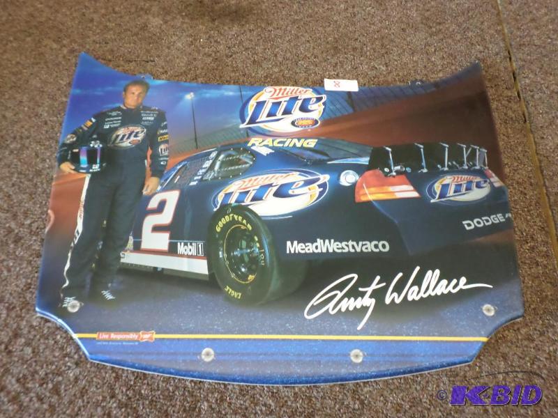 Miller Lite Miniature Tin Hood, Measures 24&q...