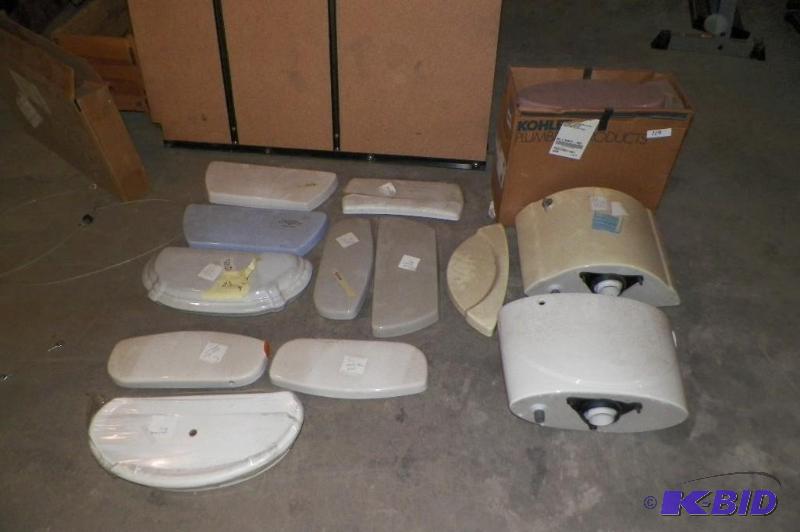 lot 119 image: New Kohler Toilet Tanks & Lids As Shown