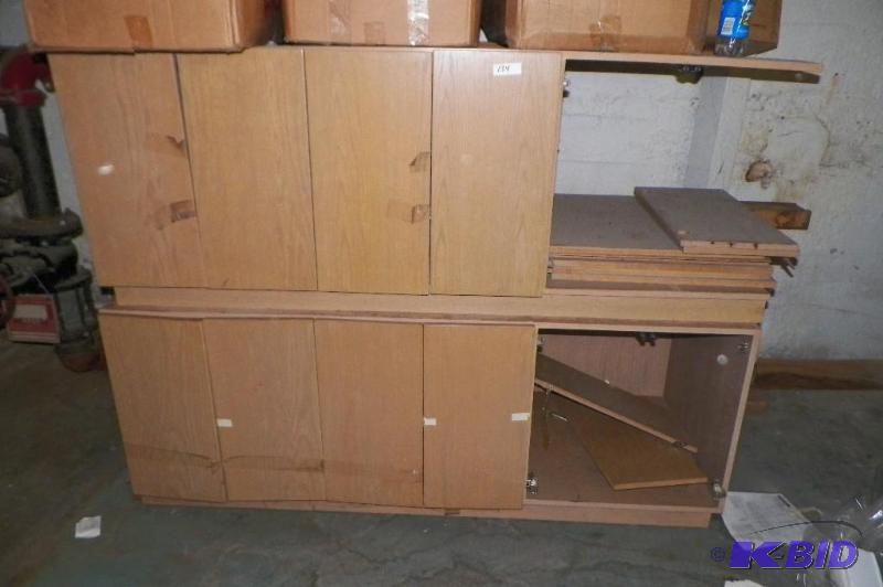 lot 134 image: 2 Wood Cabinets