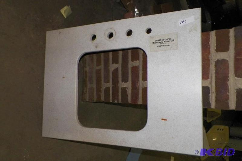 lot 143 image: Under Counter Kitchen Sink Frame