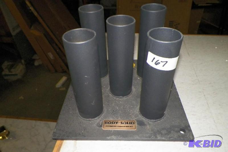 lot 167 image: Body Solid Bar Holder