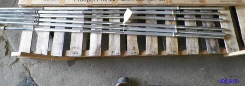 lot 42 image: 6- 70 inch 1 inch bars new