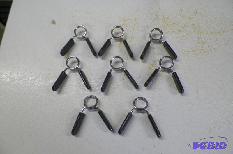 lot 51 image: 4 sets 1 inch spring collars