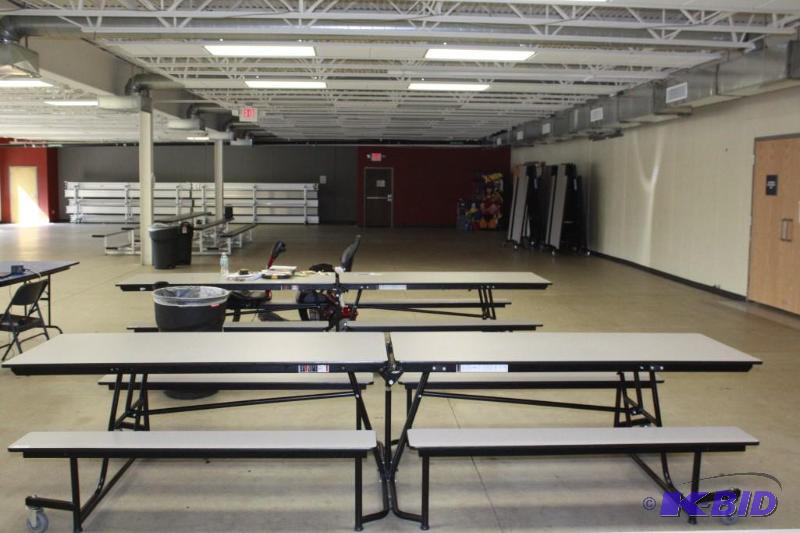 lot 109 image: AMTab II American Folding Rollaway tables- se...