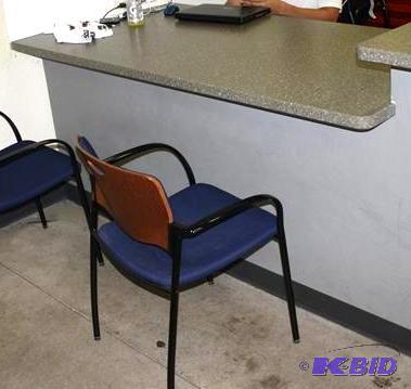 lot 144 image: CORIAN Counter top with no base 73.5x36"...