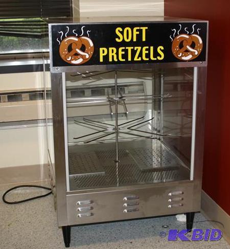 lot 146 image: Gold Medal Pretzel Warmer Display Merchandise...