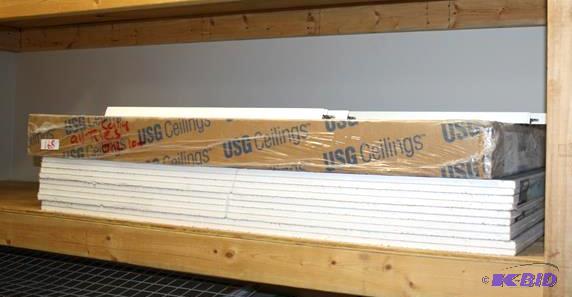 lot 165 image: Gypsum lay-in ceiling tile No. 3270&nbsp24x4...