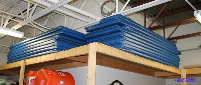 lot 169 image: 16 wall pads 24" x 72". Same as the...