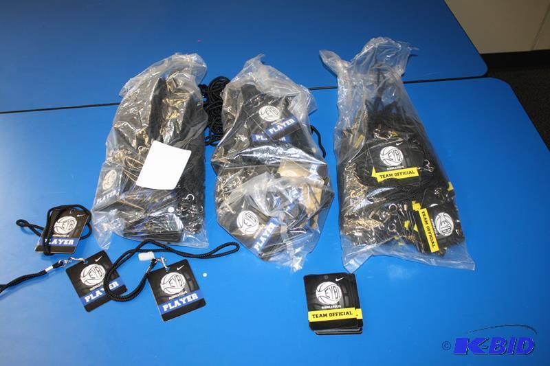 lot 194 image: Lot of EYBL identification tags Team Officia...