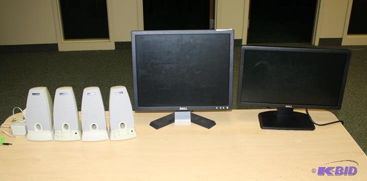 lot 256 image: Dell E Series Monitor 18.5" with LCD, M...