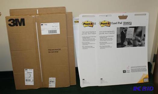 lot 261 image: 6 brand new 3M Easel Pads- 25&quotx30" ...