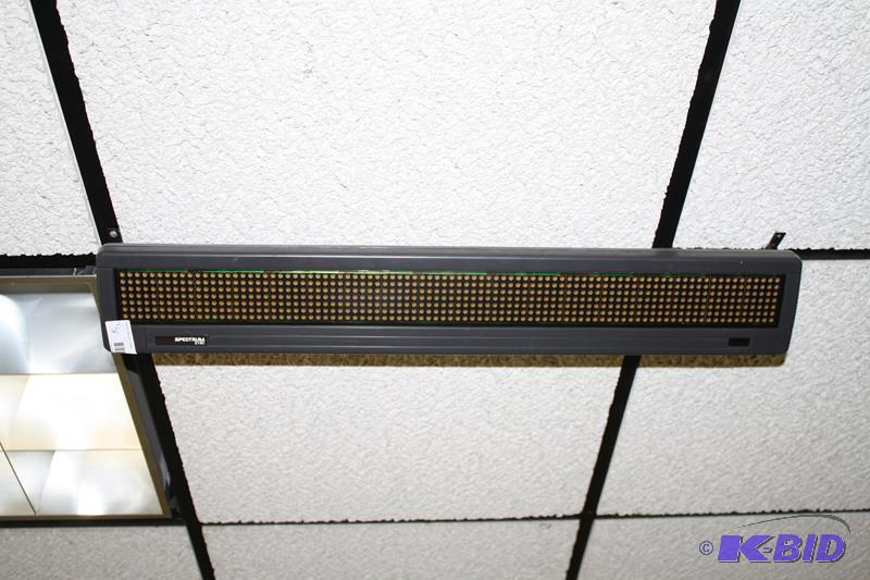 lot 269 image: Spectrum 215C Alpha Programmable LED message ...