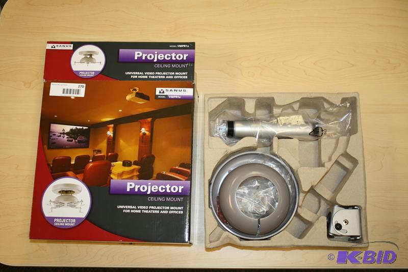 lot 270 image: Sanus vision mount ceiling projector mount -&...