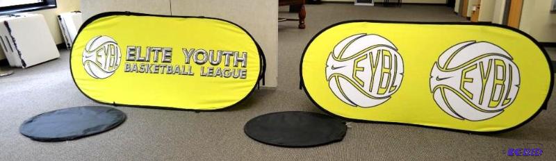 lot 309 image: EYBL&nbspNike&nbspNylon Advertising Sign on...