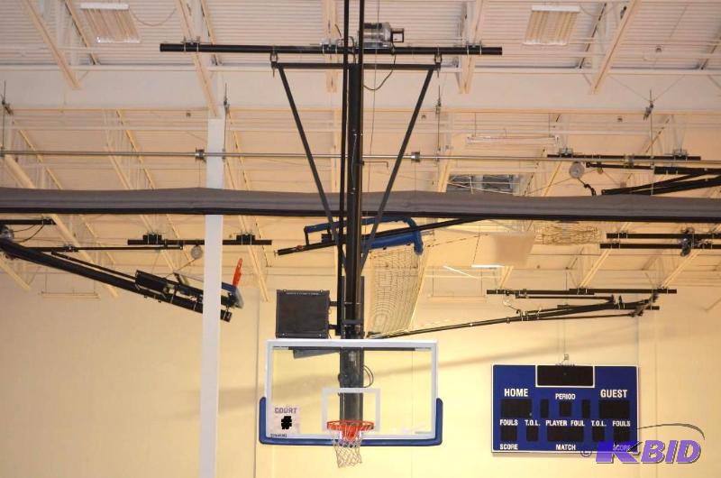 lot 32 image: Ct 5&nbspSpalding Basketball Hoop West ...