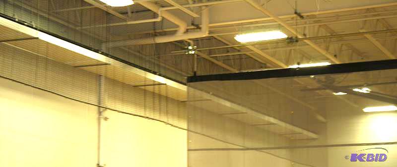 lot 93 image: Net Ceiling Protectors in gym &nbspruns the ...