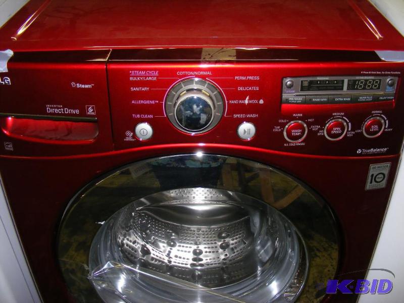 New LG Washer, Model #WM2650HRA, Red Unit has...