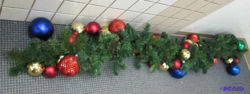 Commercial garland decoration decorated with ...