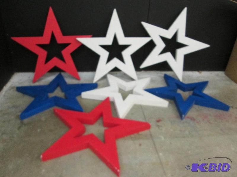 Lot of foam stars for decorating, approx. 43 ...
