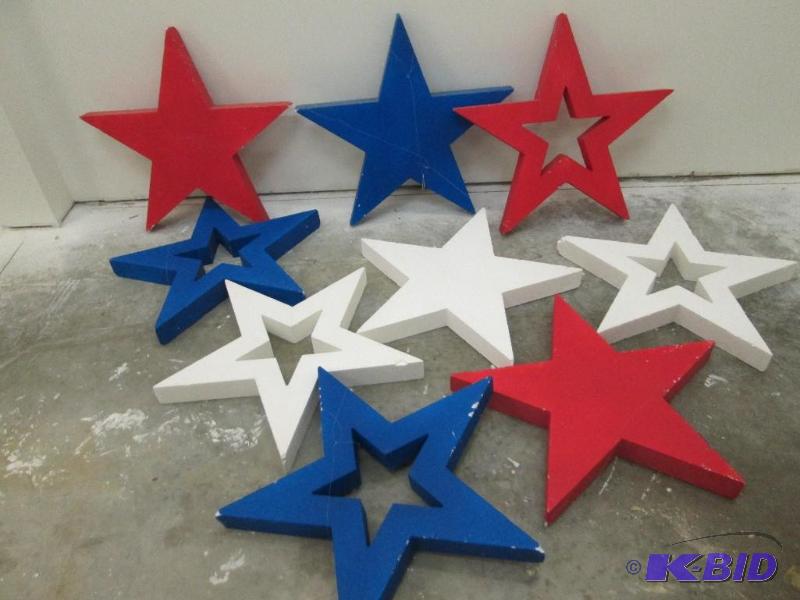 Lot of foam stars for decorating, approx. 30 ...