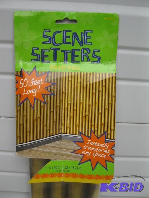 Scene Setters bamboo wall covering, 50 feet l...