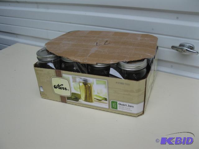 case of quart canning jars with wide mouth...