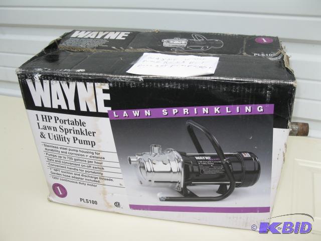 Wayne water pump, 120V, 720GPM, runs but does...