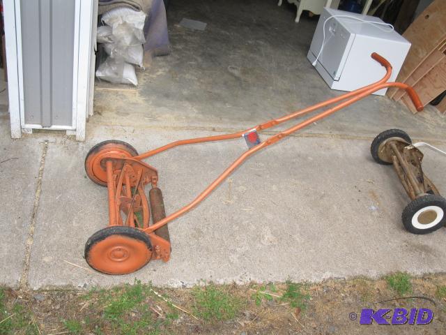 Push mower- works well...