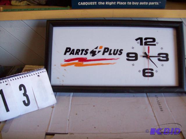 Parts Plus Lighted Clock, Light Works, Clock ...