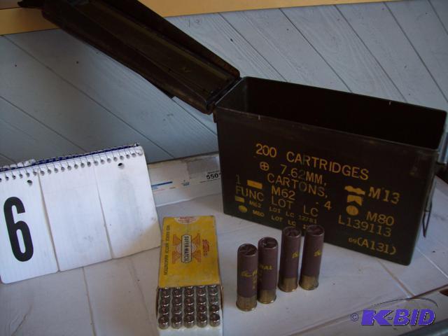 Steel Ammo Box With Box of 38 Special once fi...