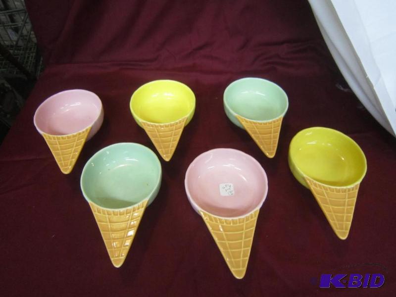 Ice Cream Cone Bowls