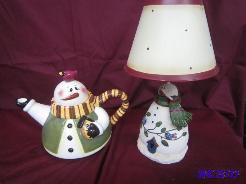Teapot and lamp