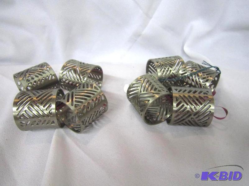 set of 8 Napkin Rings