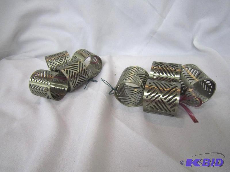 set of 8 Napkin Rings