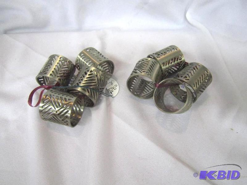 set of 8 Napkin Rings