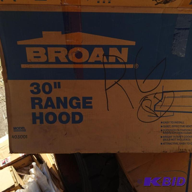 Broan 30&quot range hood. New White...