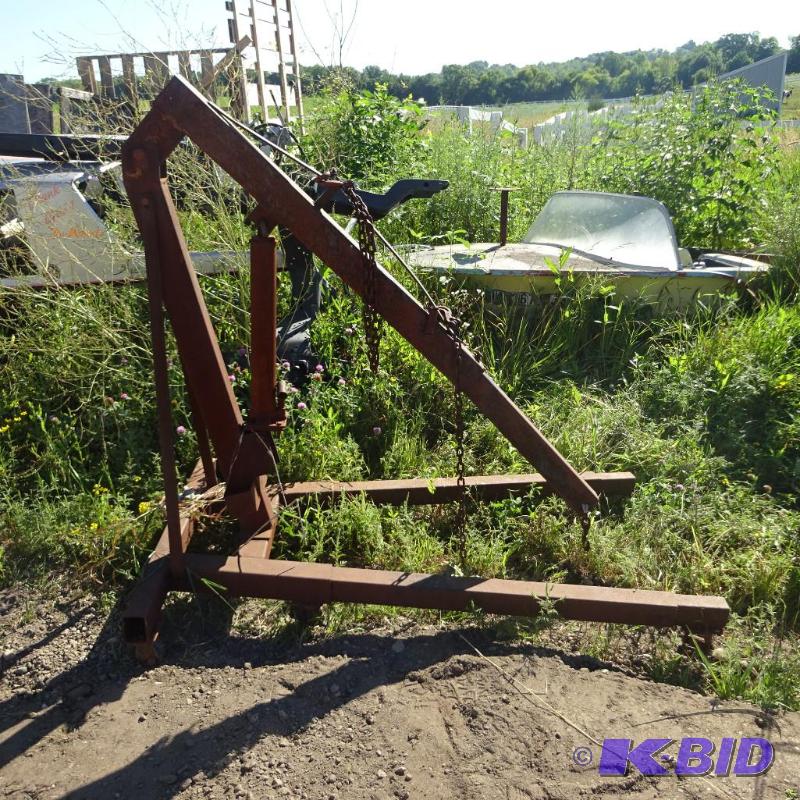 Engine hoist. Was in a fire. Needs pain and c...