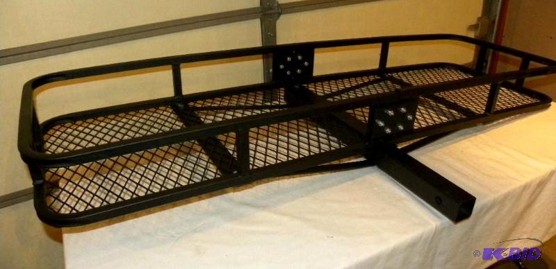 lot 11 image: Hitch Hauler Rack, all steel, 59 x 17 heavy...