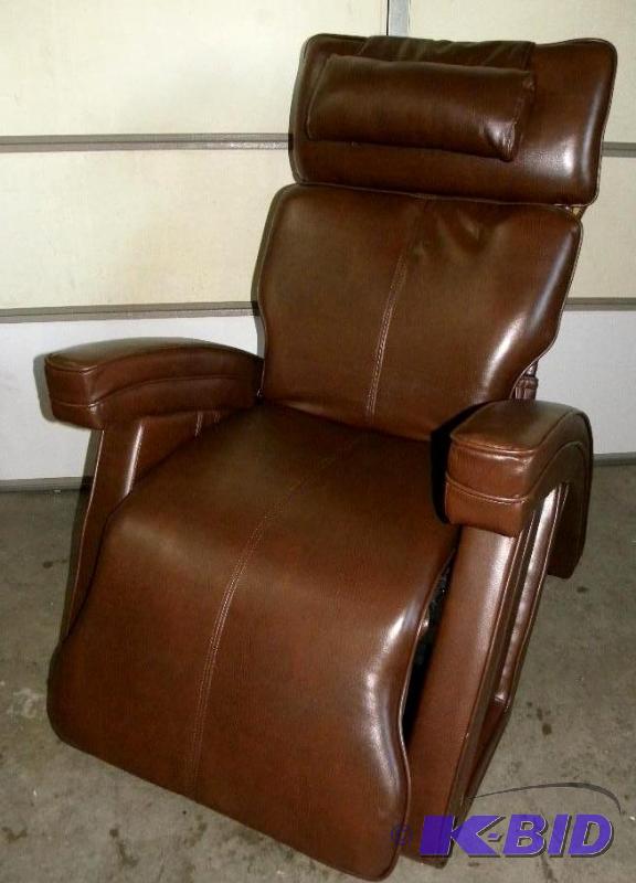 lot 30 image: Power Reclining Massage Chair, metal frame co...