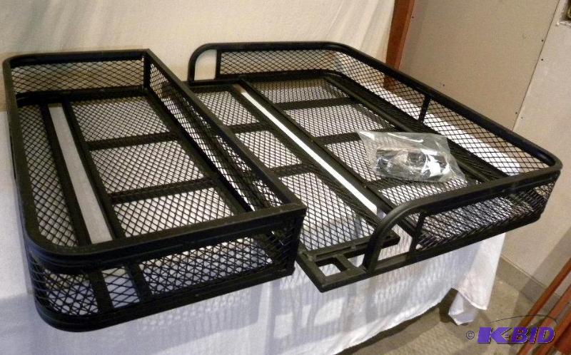 lot 46 image: ATV Front and Rear Basket Set, universal fit,...