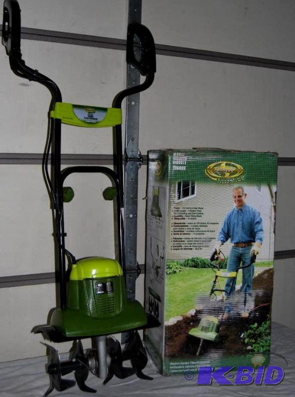 lot 57 image: Sun Joe 6.5amp Electric Garden Till and Culti...