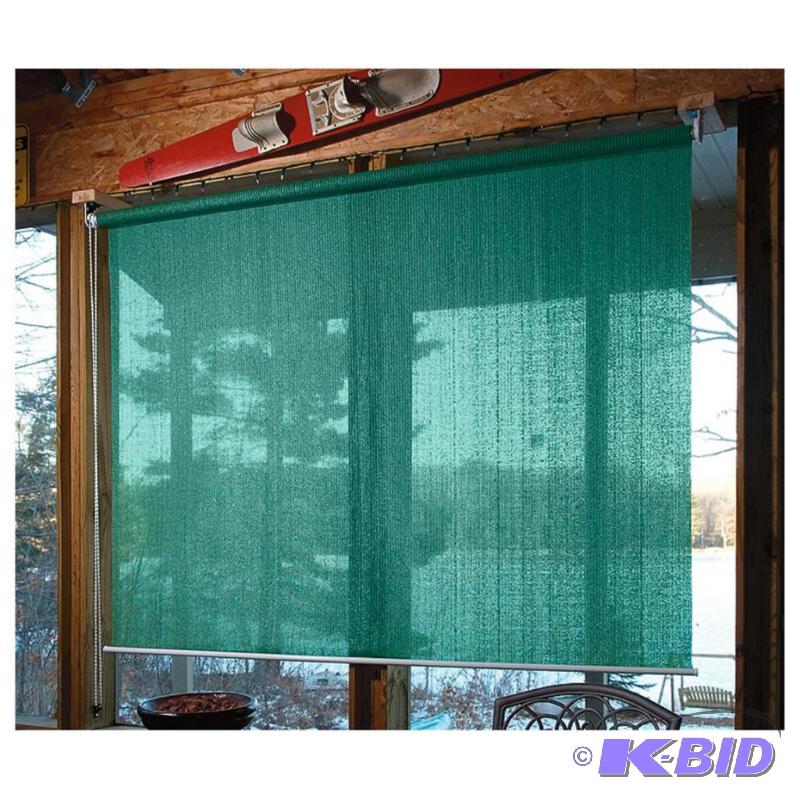 lot 69 image: Lot of 9 Window Sunscreens, sand color, one 4...