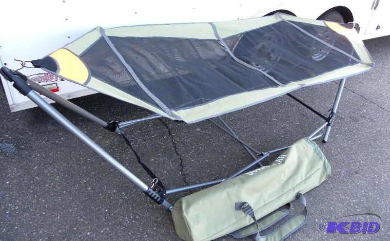 lot 79 image: Portable Folding Hammock, foldable, steel fra...