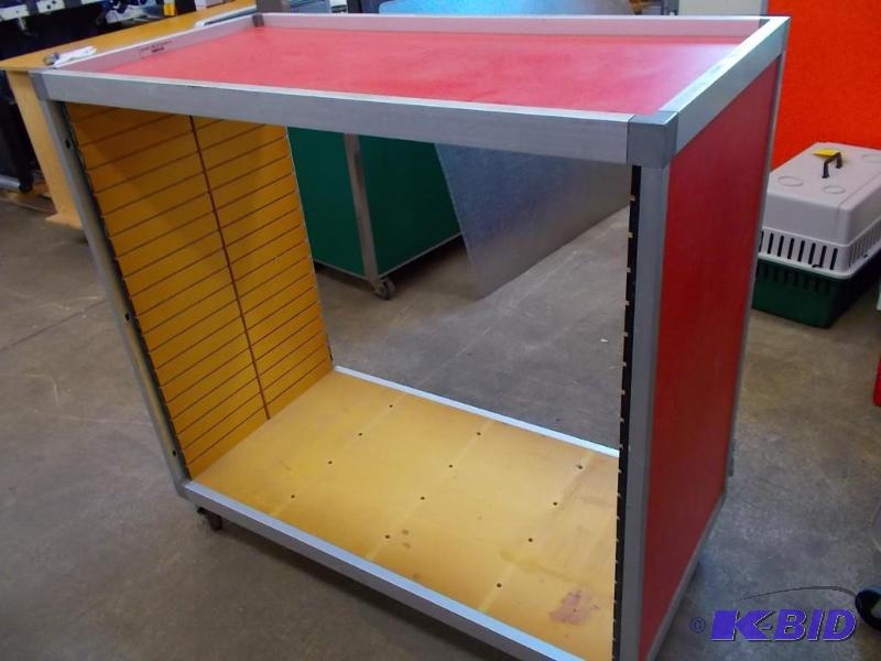 lot 10 image: Rolling Cart  Shelf (Red)