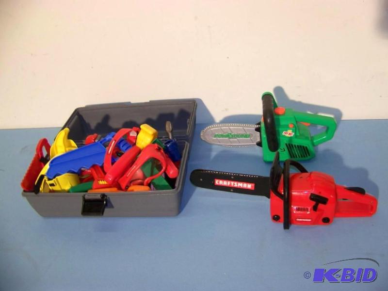 lot 59 image: Kids Plastic Tools lot