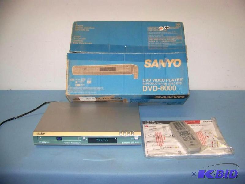 lot 6 image: Sanyo, DVD Player with Remote