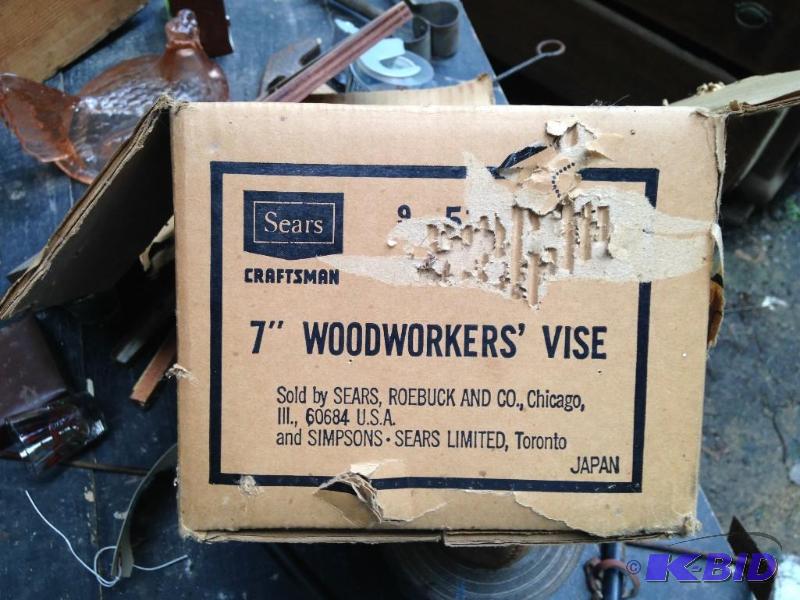 lot 121 image: SEARS CRAFTSMAN VISE NEW IN BOX
