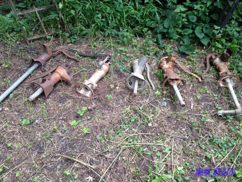 lot 228 image: 6 ANTIQUE WATER PUMPS