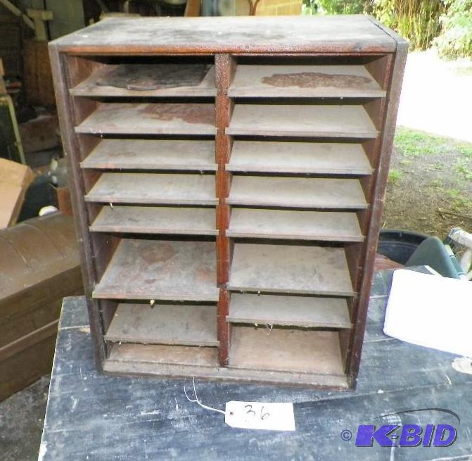 lot 36 image: Another cabinet from the Rail Yard Station.